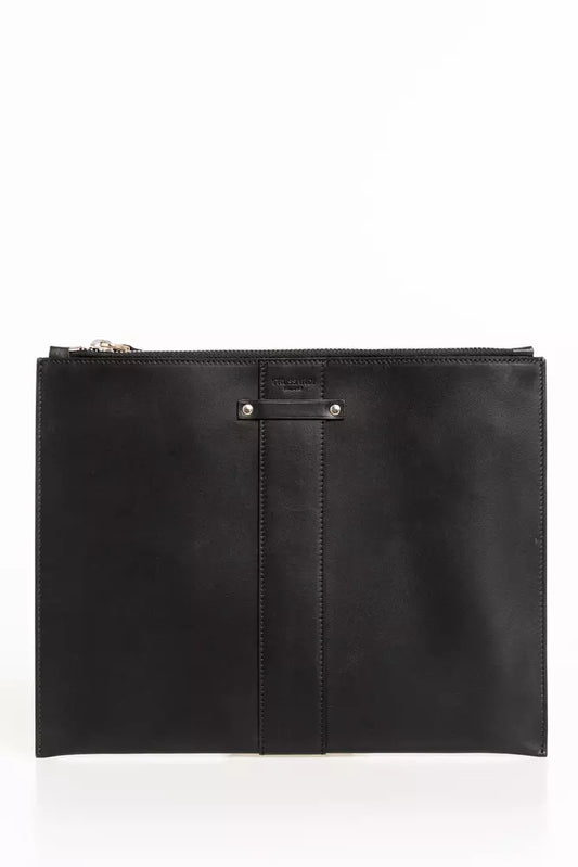 Black Leather Men Wallet - SEHABRANDS