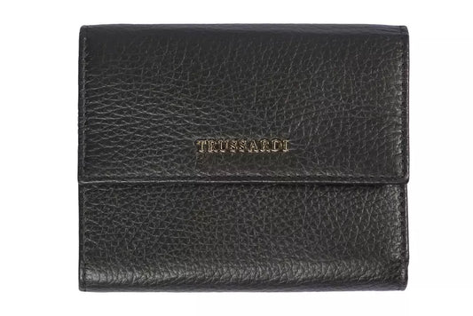 Black Leather Women Wallet - SEHABRANDS