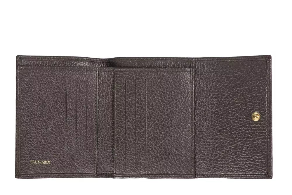 Brown Leather Women Wallet - SEHABRANDS