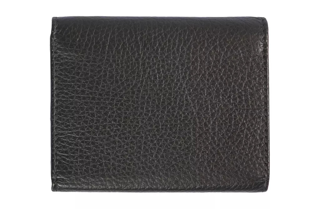 Black Leather Women Wallet - SEHABRANDS