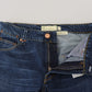 Exquisite Tapered Italian Denim in Blue - SEHABRANDS