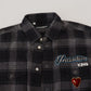 Dolce & Gabbana Elegant Black and Gray Button Down Shirt