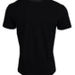 Dolce & Gabbana Chic Black Cotton Tee for the Modern Man