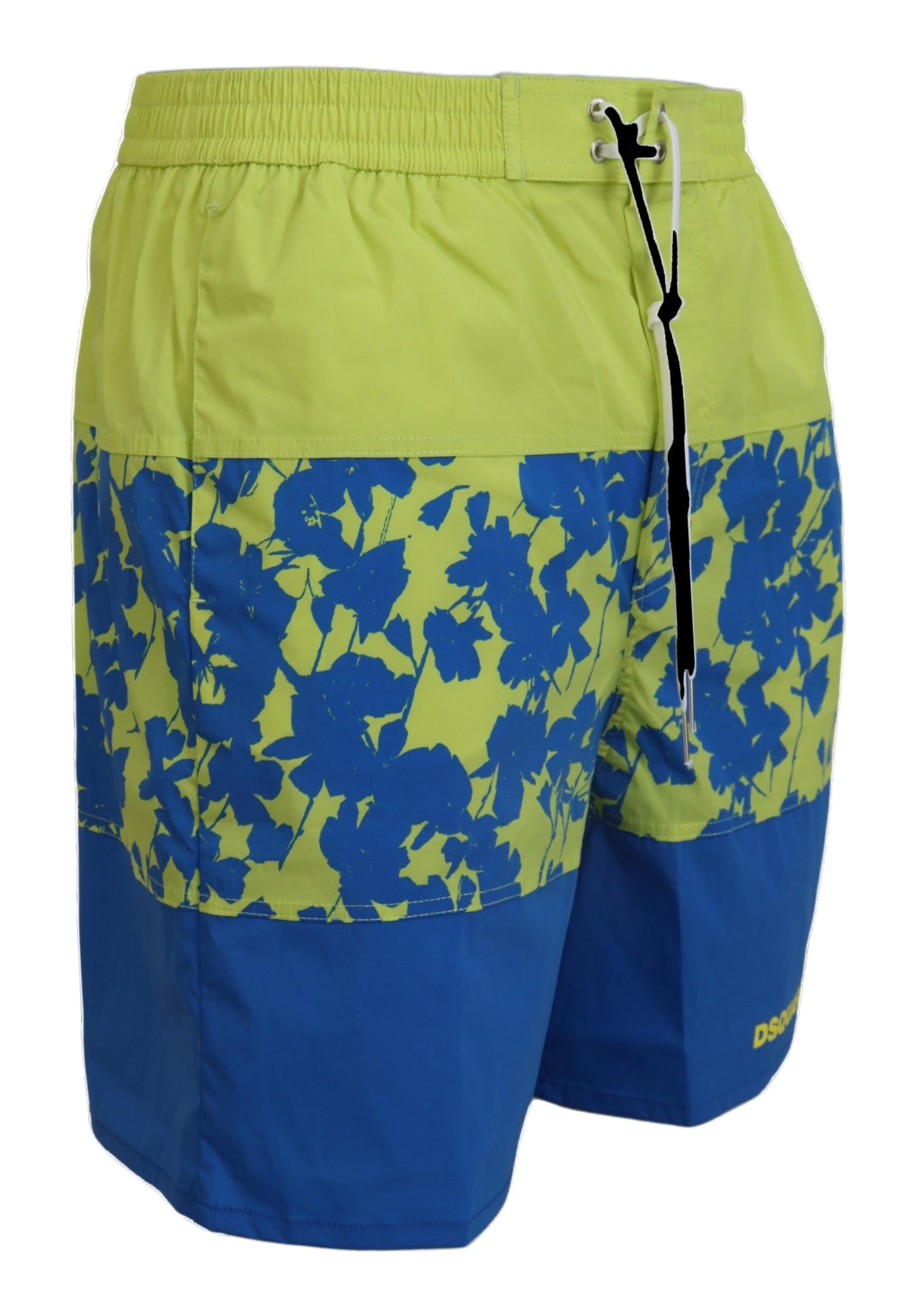 Exquisite Blue Green Swim Shorts Boxer - SEHABRANDS