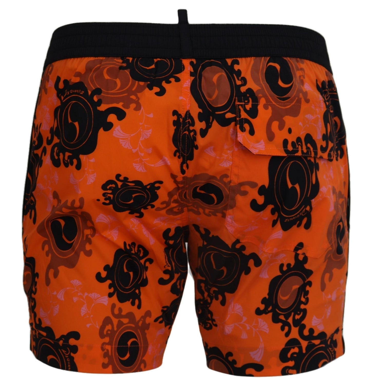 Chic Orange Swim Shorts Boxer for Men - SEHABRANDS