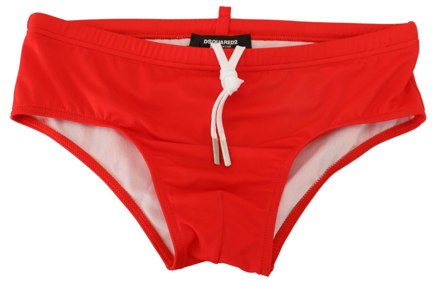 Red ICON Print Swim Briefs - SEHABRANDS