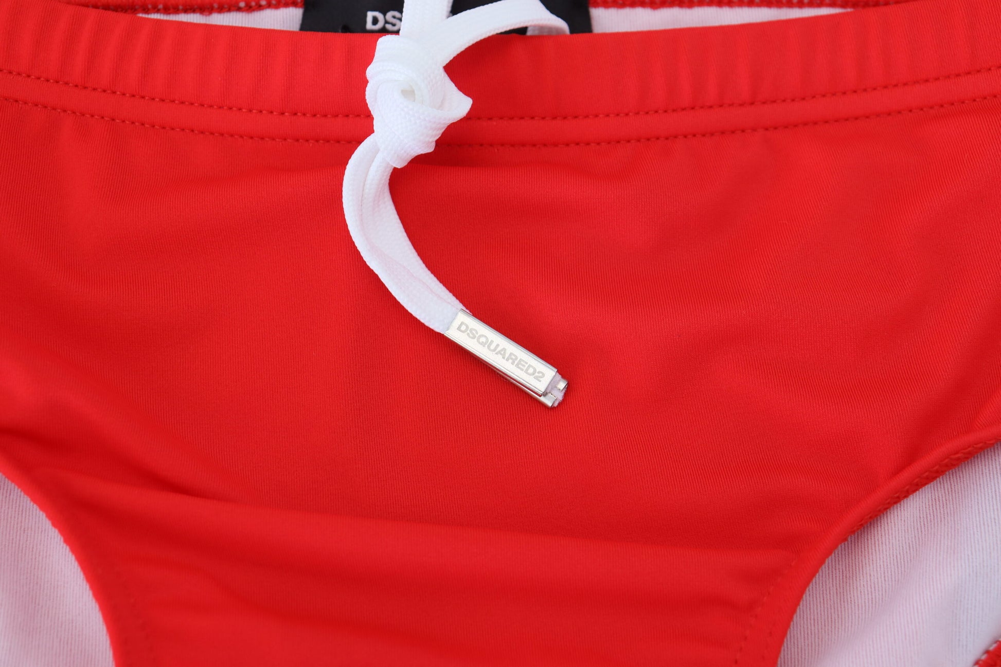 Red ICON Print Swim Briefs - SEHABRANDS