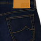 Blue Cotton Men Slim-fit Jean - SEHABRANDS