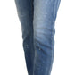 Chic Cropped Blue Denim - Elevate Your Casual Look - SEHABRANDS