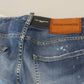 Chic Cropped Blue Denim - Elevate Your Casual Look - SEHABRANDS