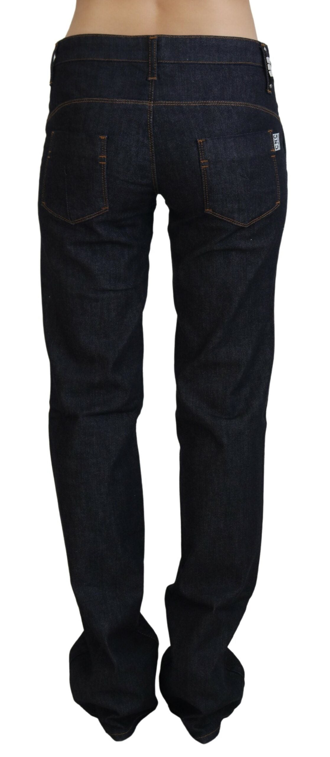 Chic Low Waist Straight Leg Designer Jeans - SEHABRANDS