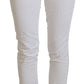 Elegant High Waist Tapered White Pants - SEHABRANDS