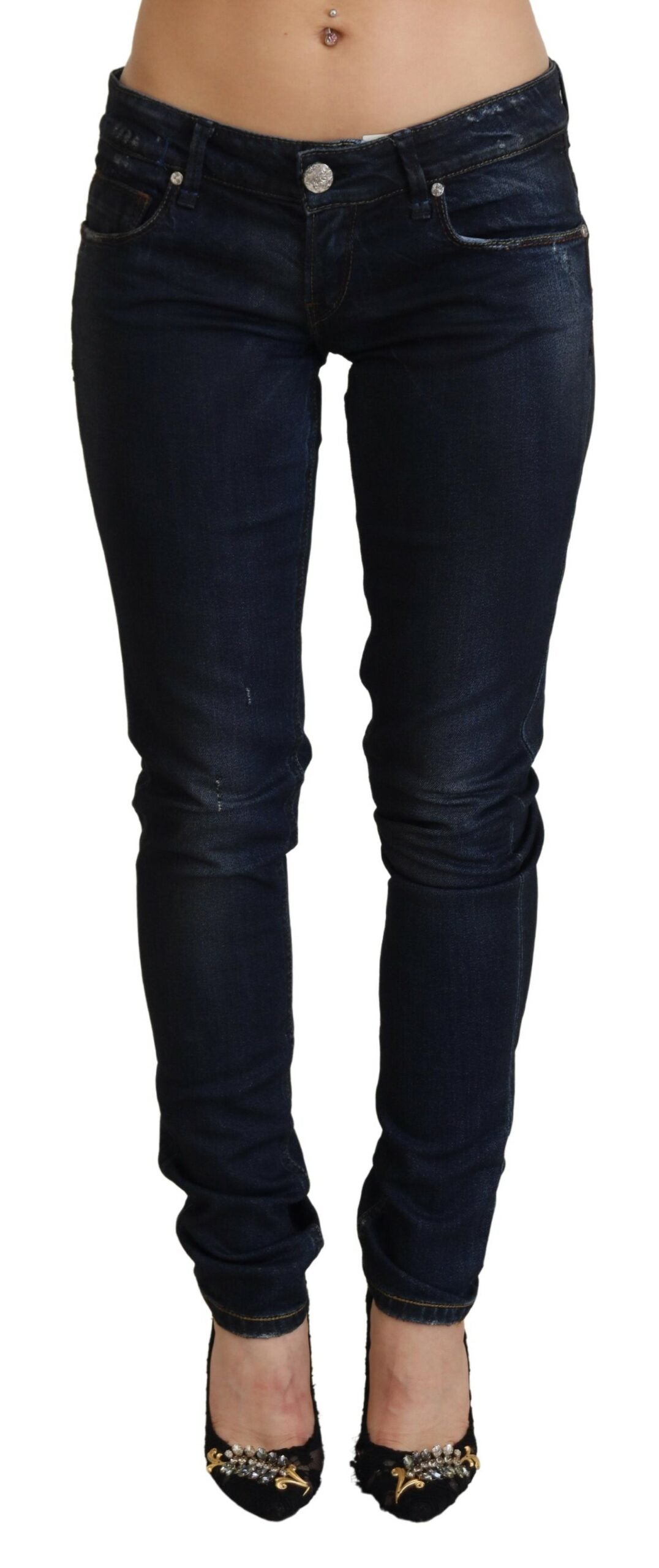 Chic Slim Fit Cotton Denim Jeans - SEHABRANDS