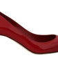 Dolce & Gabbana Exquisite Red Patent Leather Pumps