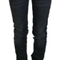 Sleek Black Washed Slim Fit Denim - SEHABRANDS