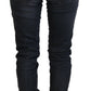 Sleek Black Washed Slim Fit Denim - SEHABRANDS