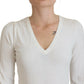 Chic Ivory Casual Blouse - SEHABRANDS