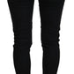 Sleek Cotton Slim Fit Denim In Black - SEHABRANDS