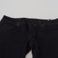 Sleek Cotton Slim Fit Denim In Black - SEHABRANDS