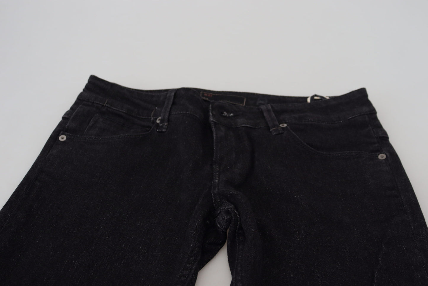 Sleek Cotton Slim Fit Denim In Black - SEHABRANDS