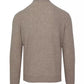 Malo Beige Cashmere-Wool Blend Turtleneck Sweater