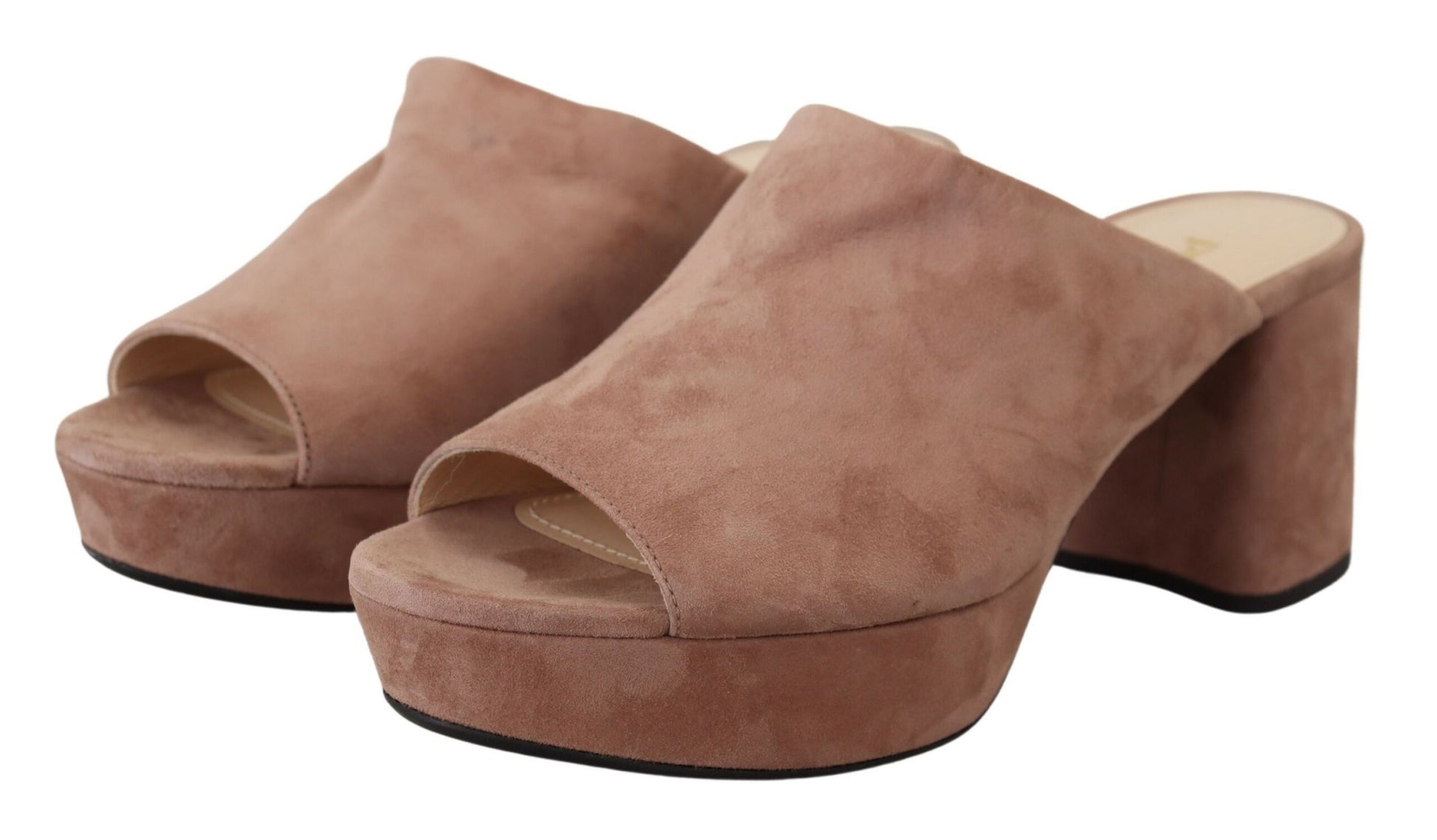 Elegant Dark Rose Suede Heels - SEHABRANDS