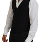 Dolce & Gabbana Elegant Black Formal Dress Vest