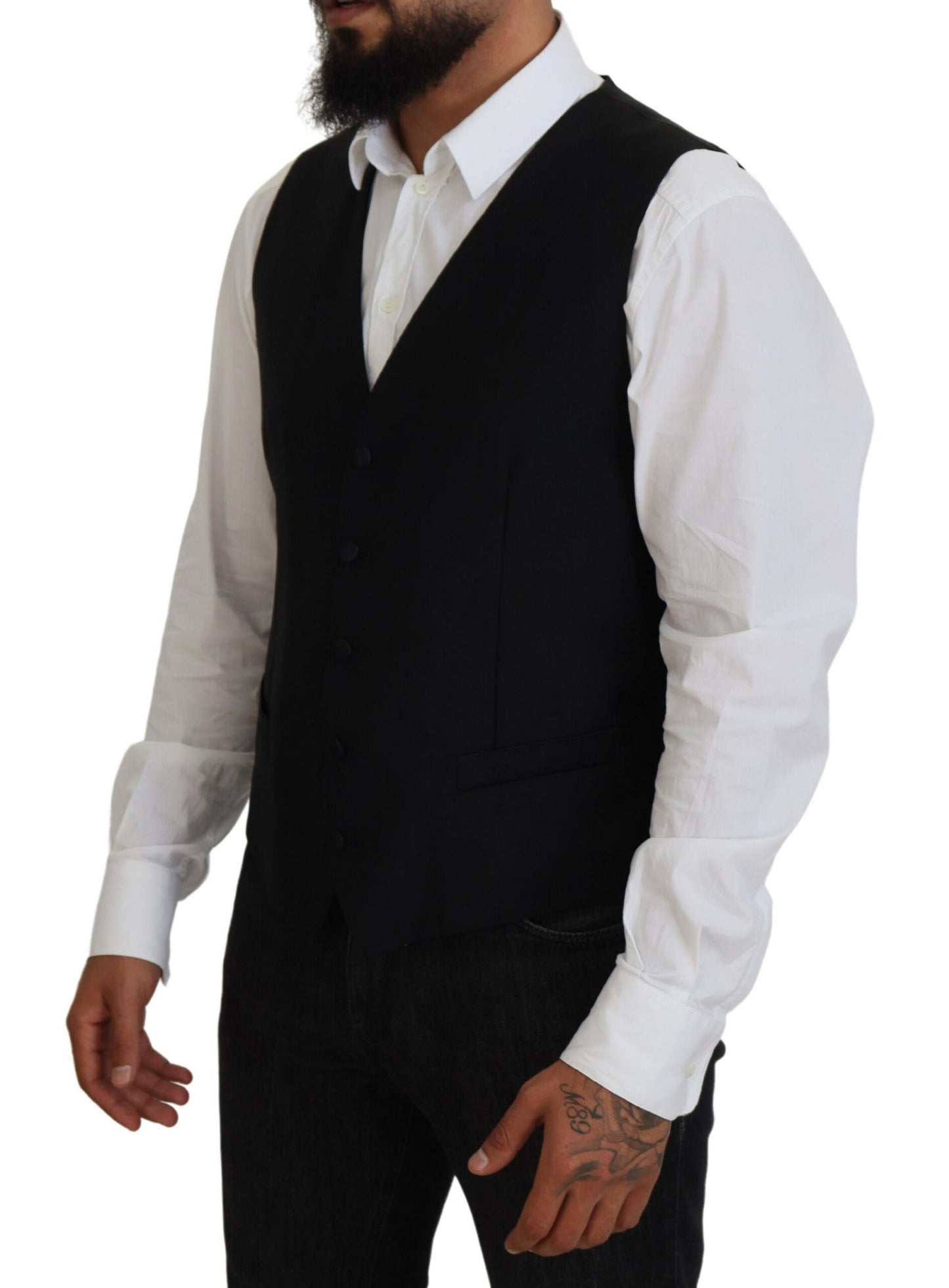 Dolce & Gabbana Elegant Single Breasted Formal Vest