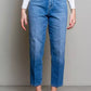 Elevated Blue High-Waist Denim for Women - SEHABRANDS