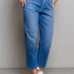 Elevated Blue High-Waist Denim for Women - SEHABRANDS