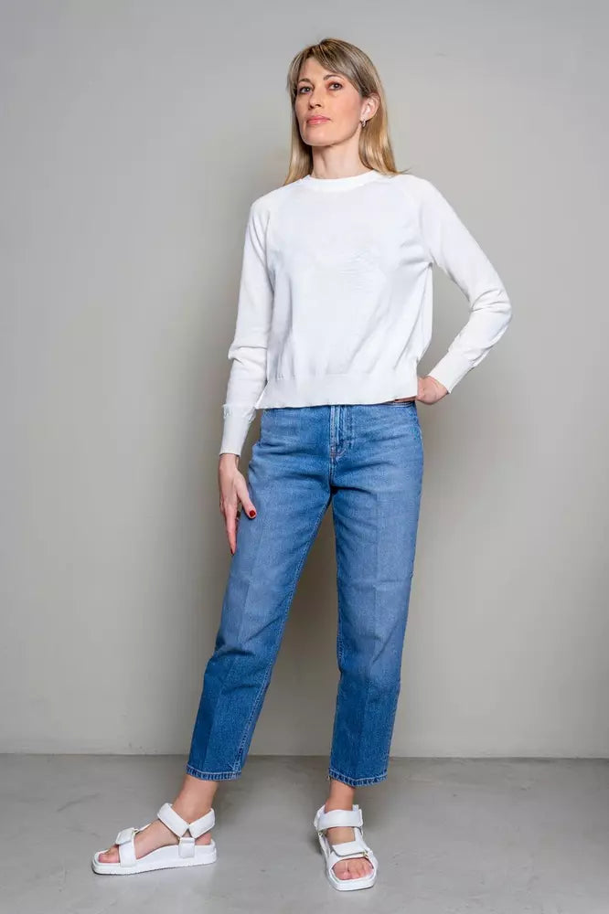 Elevated Blue High-Waist Denim for Women - SEHABRANDS