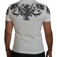 Dolce & Gabbana Elegant Floral Crown Tee