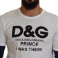 Dolce & Gabbana Elegant White Cotton Pullover Sweater