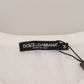 Dolce & Gabbana Elegant White Cotton Pullover Sweater