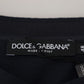 Dolce & Gabbana Elegant Cotton-Silk Blend Blue Pullover