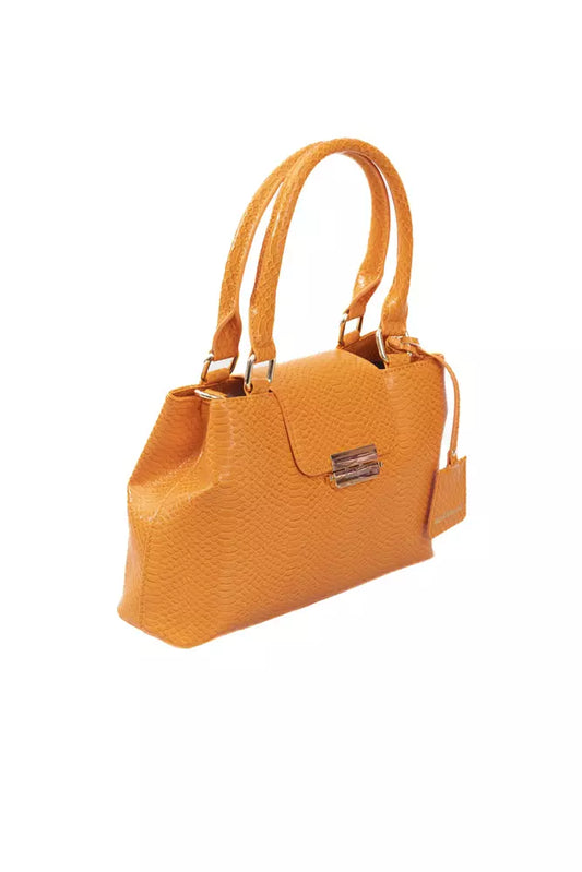 Orange Polyurethane Women Crossbody Bag - SEHABRANDS