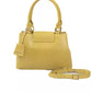 Yellow Polyurethane Women Crossbody Bag - SEHABRANDS