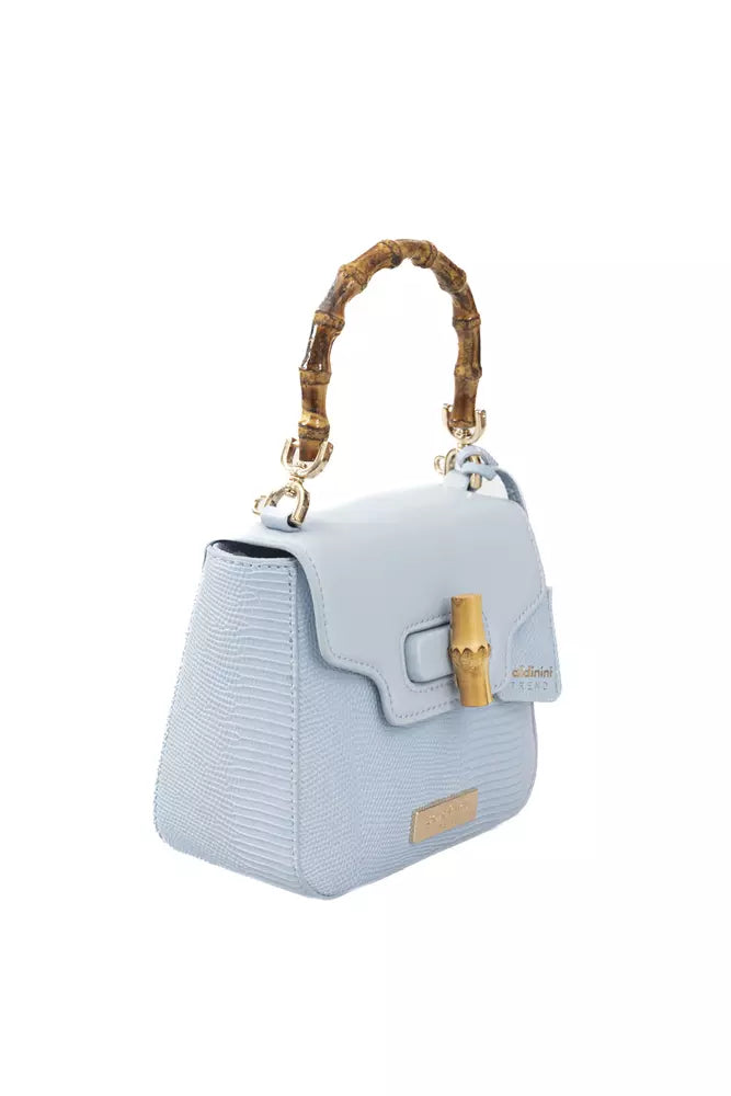 Light Blue Polyurethane Women Crossbody - SEHABRANDS