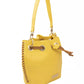 Yellow Polyurethane Women Crossbody Bag - SEHABRANDS