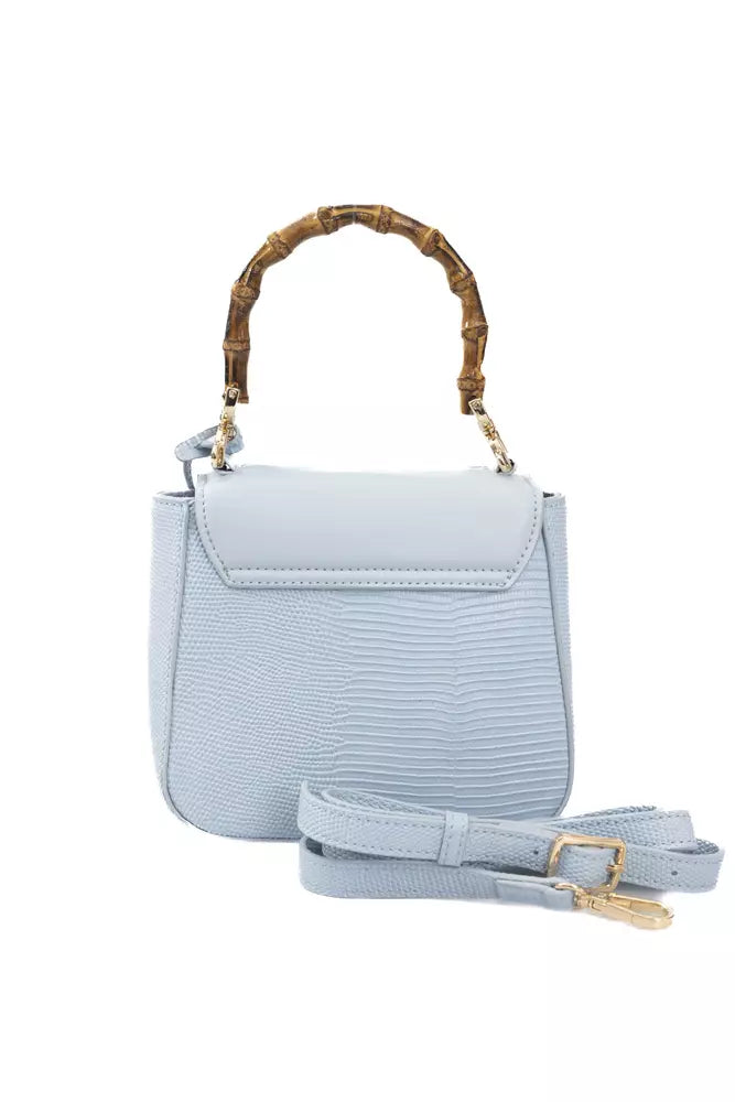 Light Blue Polyurethane Women Crossbody - SEHABRANDS