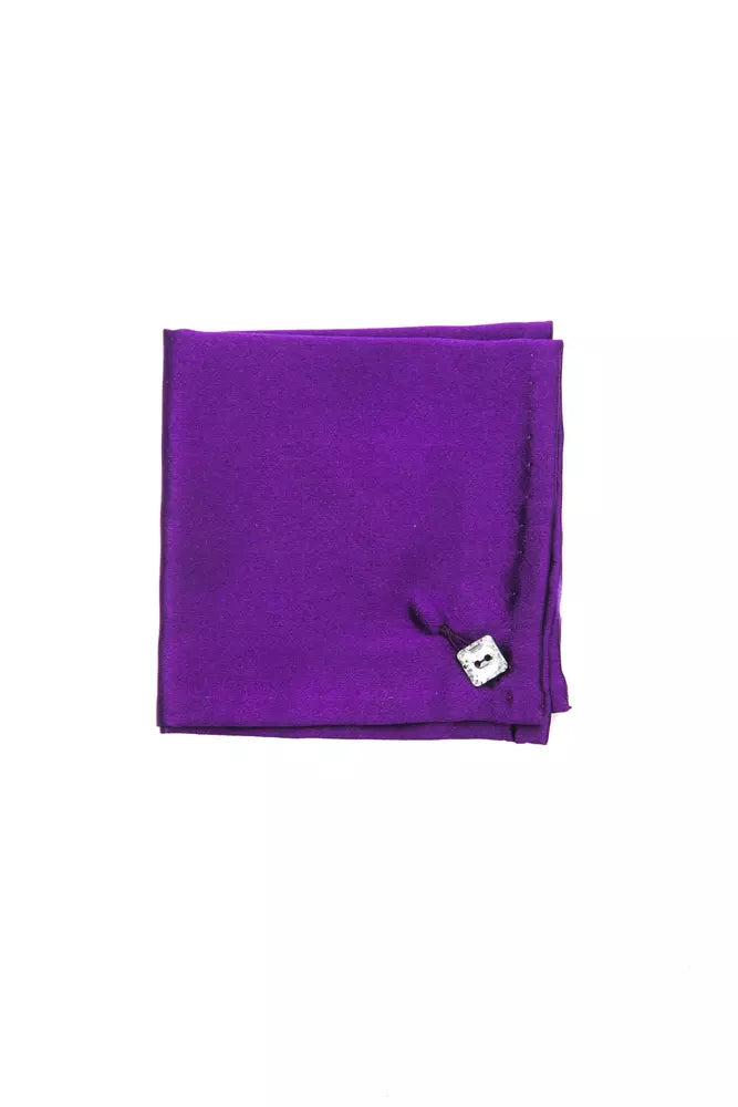 Purple Sisal Men Pocket Square - SEHABRANDS