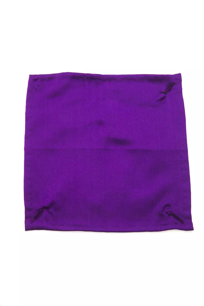 Purple Sisal Men Pocket Square - SEHABRANDS