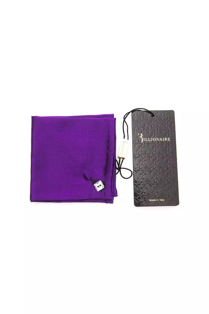 Purple Sisal Men Pocket Square - SEHABRANDS