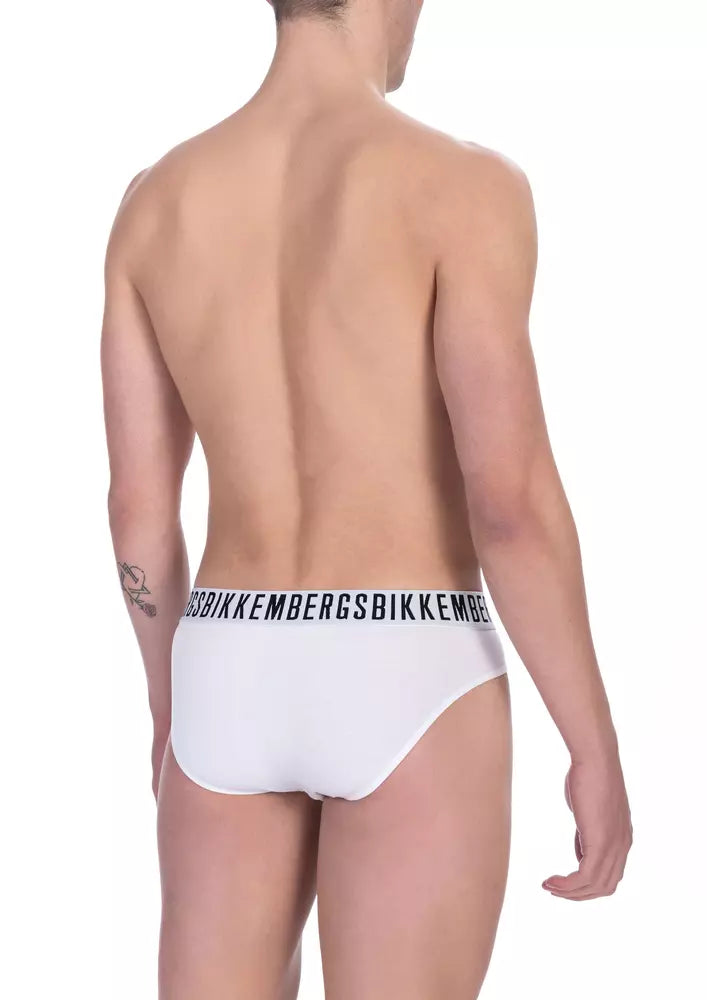 White Cotton Men Brief - SEHABRANDS