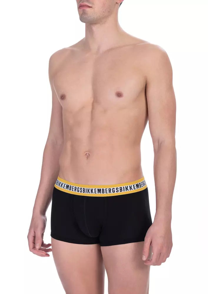 Black Cotton Men Trunk - SEHABRANDS