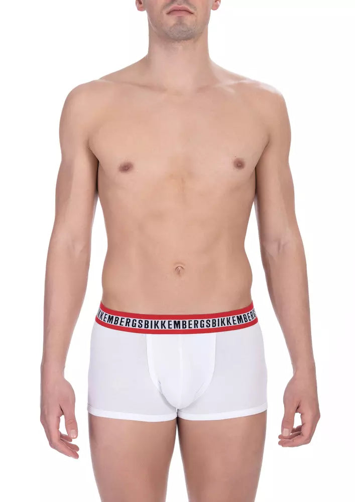 White Cotton Men Underwear Trunk Pack - SEHABRANDS