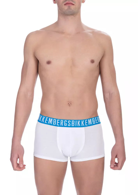 White Cotton Men Trunk - SEHABRANDS