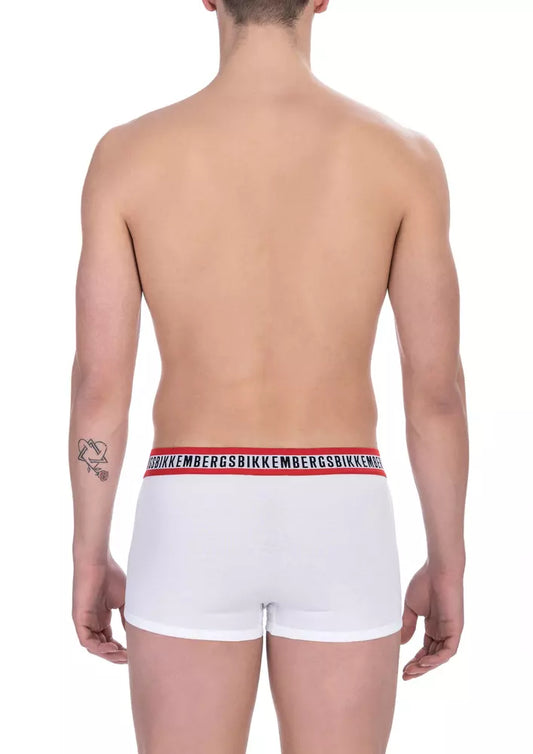 White Cotton Men Underwear Trunk Pack - SEHABRANDS