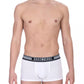 White Cotton Men Underwear Trunk Pack - SEHABRANDS