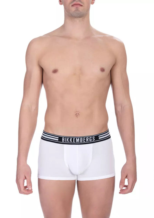 White Cotton Men Underwear Trunk Pack - SEHABRANDS